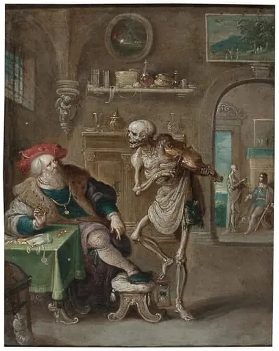 Der Reiche und der Tod, by Unknown
