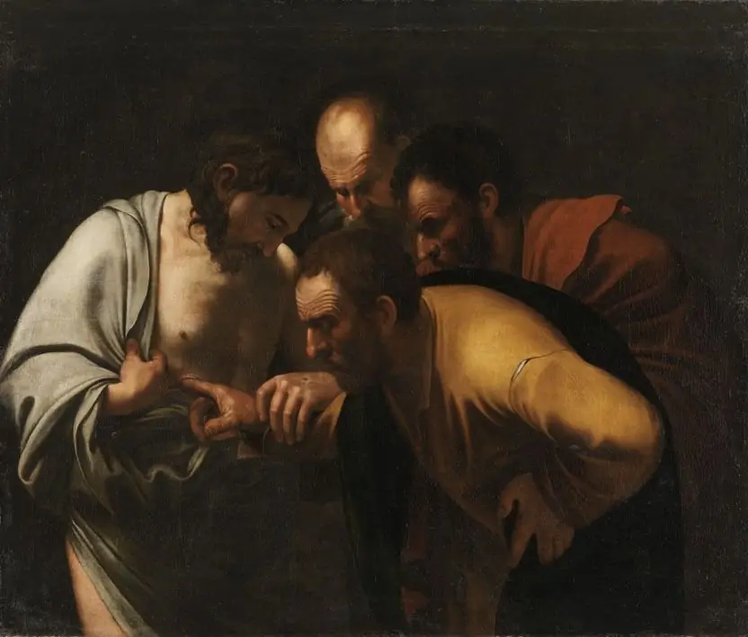Der ungläubige Thomas, by Unknown