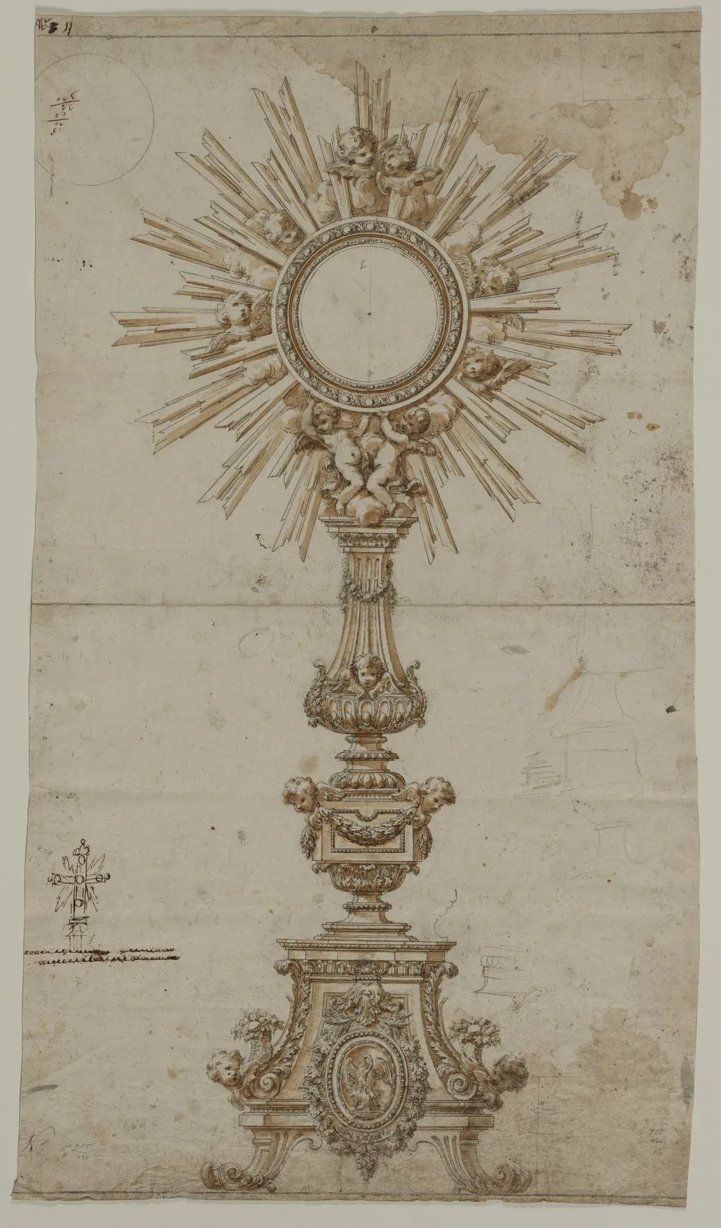 Design for a Monstrance, by Unknown, 1604