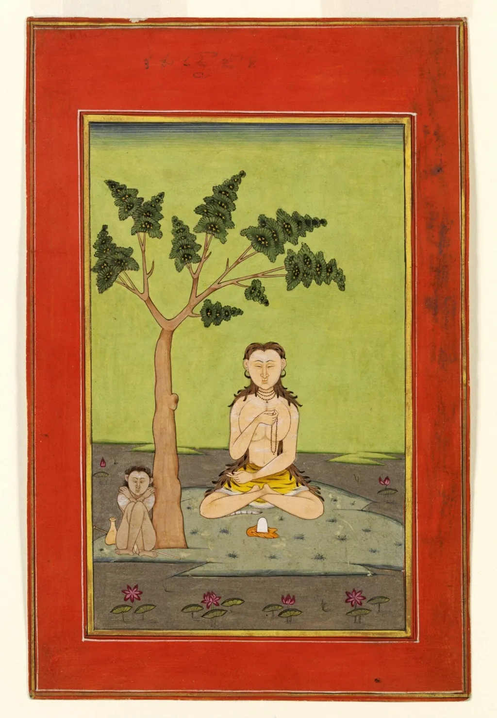Devagandhari Ragini, by Unknown, paint, 1780