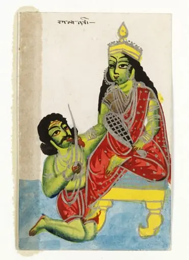 Devi as Bagala, by Unknown
