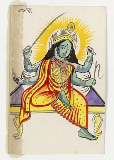 Devi as Matangi, by Unknown