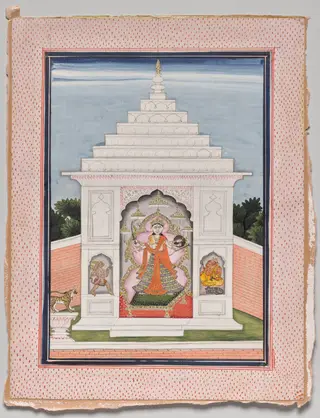 Devi Shrine, by Unknown, 1810