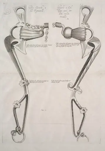 Diagram for Horse's Bit, by Unknown, 1704