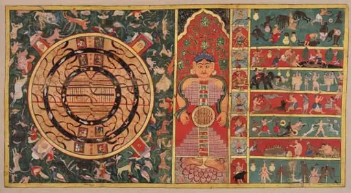 Diagrams of the Universe: The Two-and-a-Half Continents, the Universe in the Shape of a Person, and the Seven Levels of Hell, by Unknown