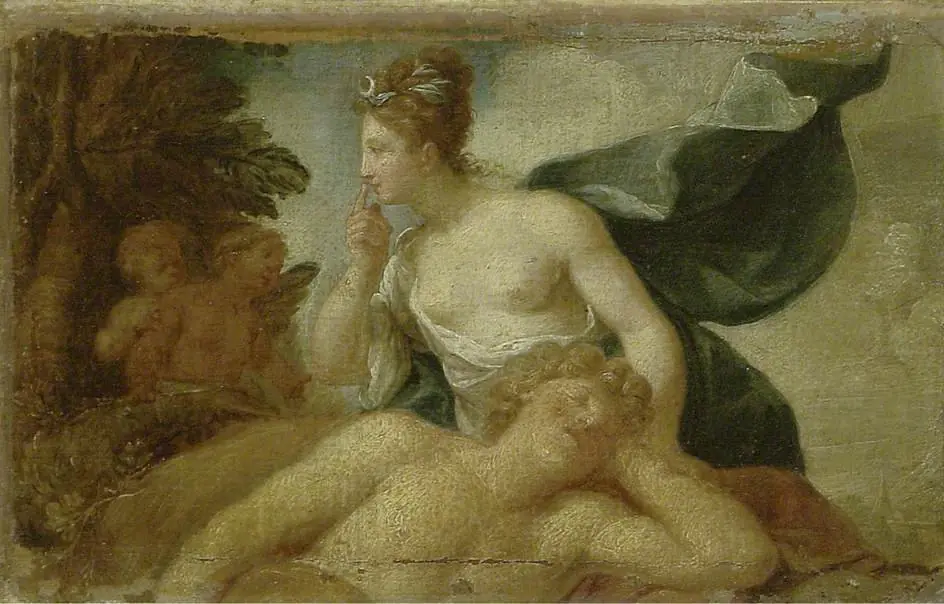 Diana and Endymion, by Unknown