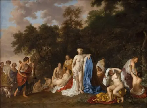 Diana and her Nymphs, by Unknown