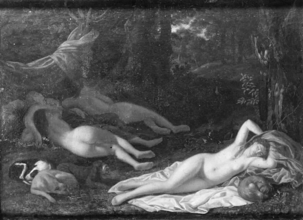 Diana and Nymphs, by Unknown, 1750