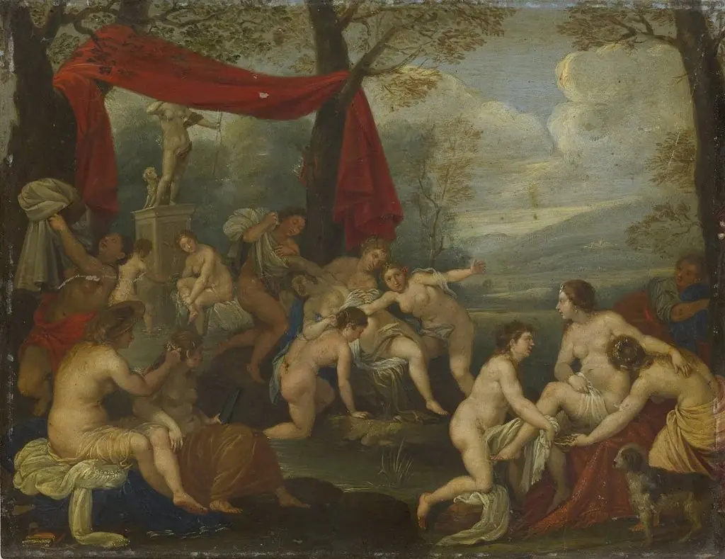 Diana entdeckt das Vergehen der Callisto, by Unknown
