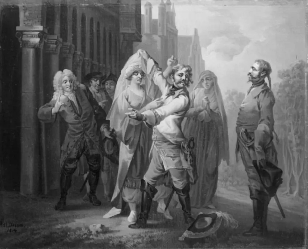 Didrik Menschen-Skræk, 20. scene, by Unknown, 1814