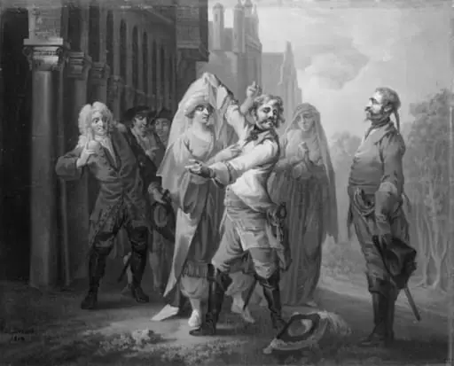 Didrik Menschen-Skræk, 20. scene, by Unknown
