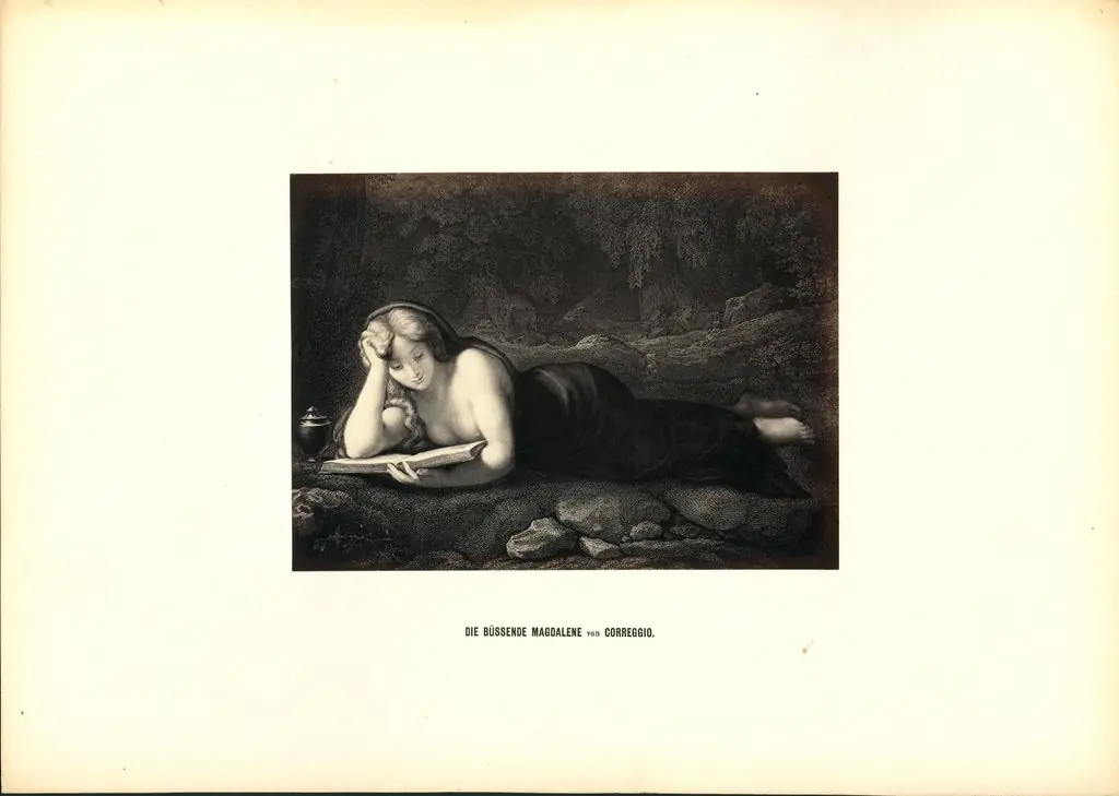 Die büßende Magdalena, by Unknown