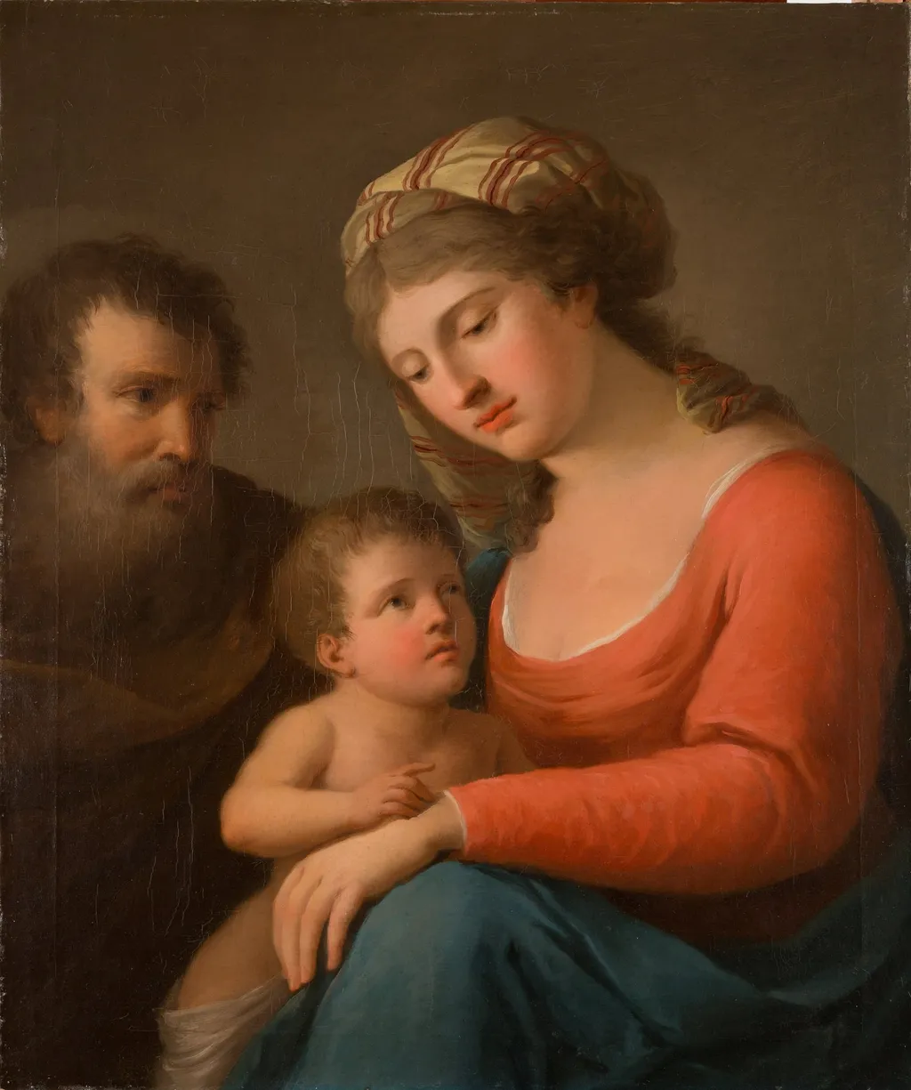 Die Heilige Familie, by Unknown, 1850