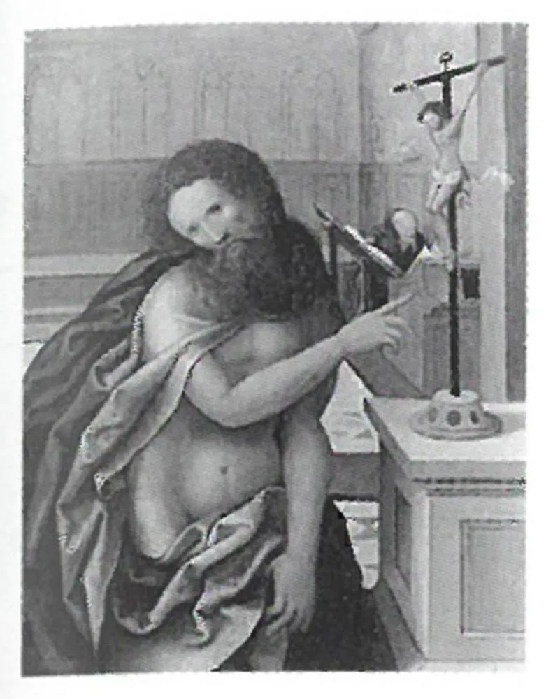 Die Heiligen Johannes und Hieronymus, by Unknown, oil, 1525