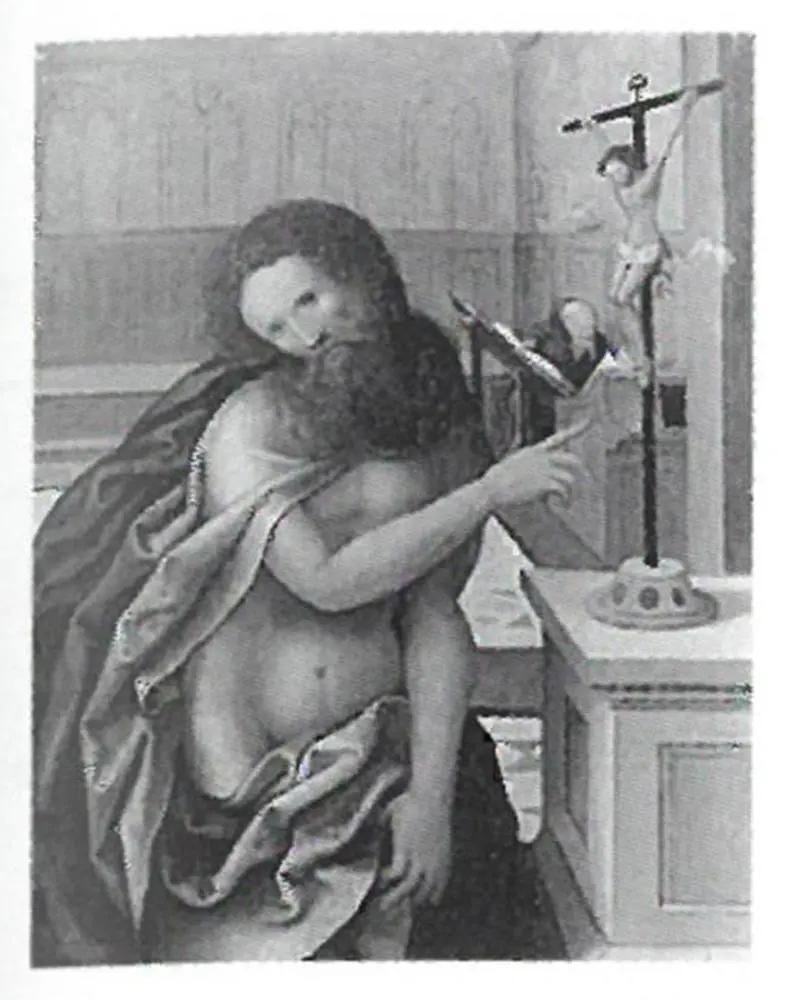 Die Heiligen Johannes und Hieronymus, by Unknown