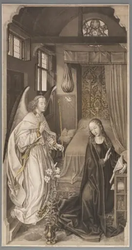 Die Verkündigung, by Unknown, 1850