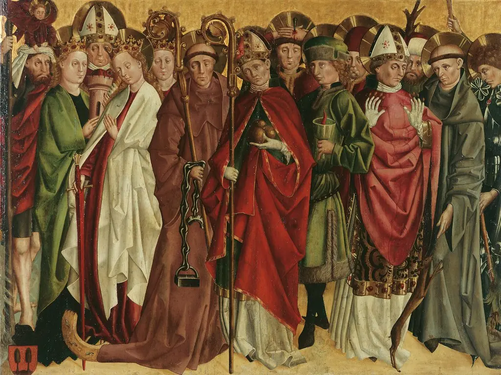 Die vierzehn Nothelfer, by Unknown