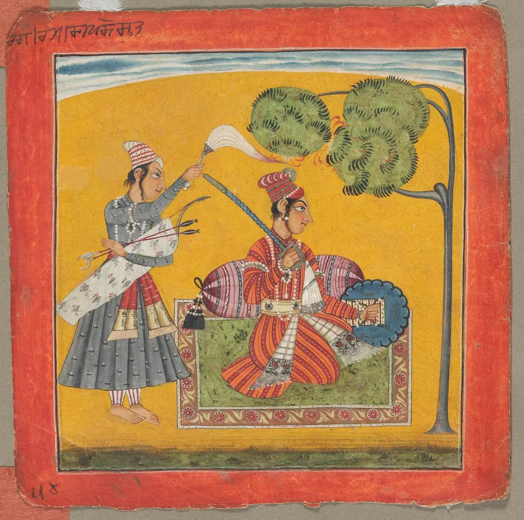 Dipak Raga, One of the Thirty-Six Melodies (Ragamala): Personifying Love, by Unknown