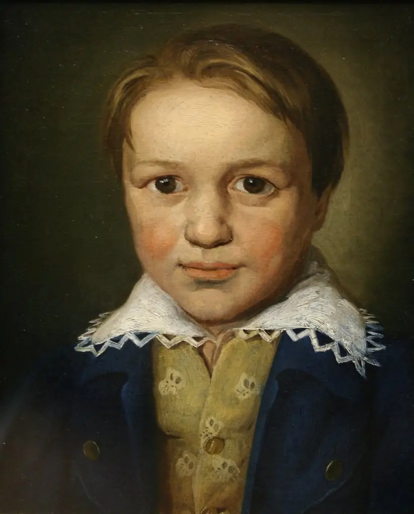 Disputed portrait of thirteen-year-old Beethoven, by Unknown