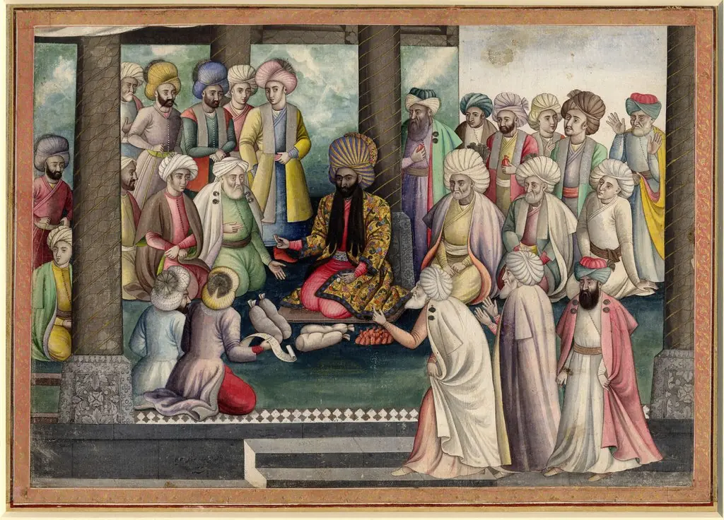 Distribution of Presents for the New Year by Shah Sultan Husayn, by Unknown