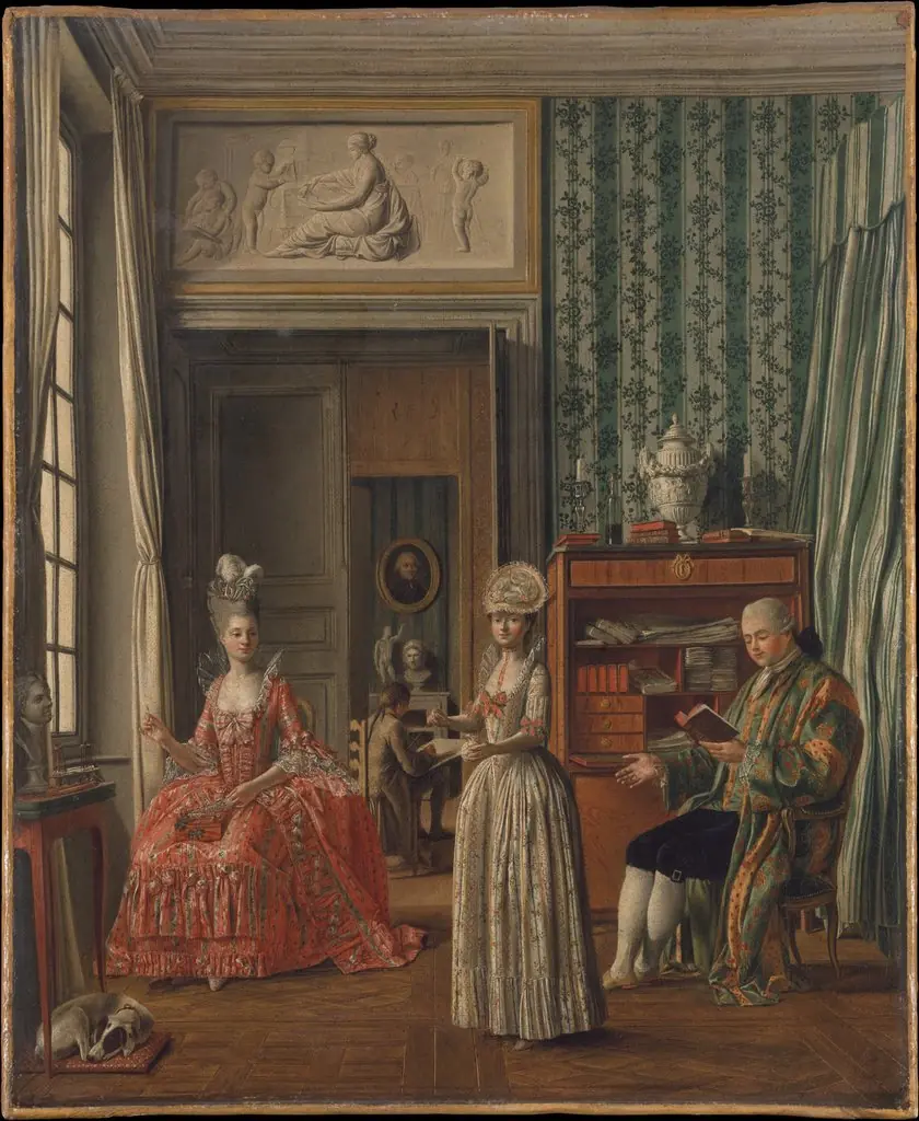 Domestic Scene, by Unknown