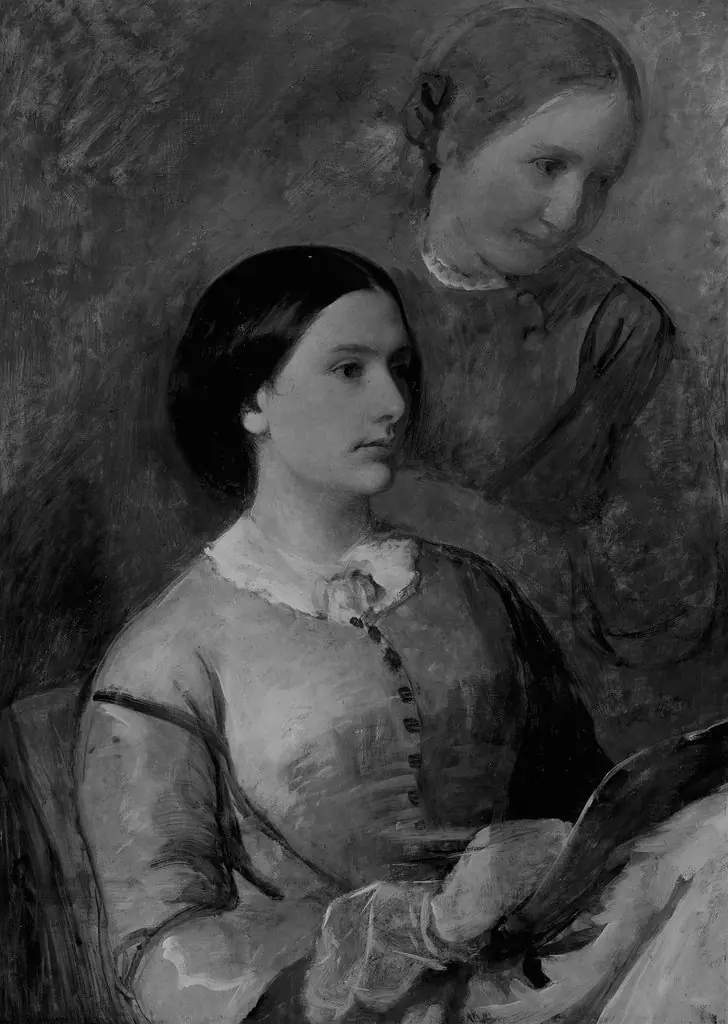 Double Portrait: Two Women, by Unknown