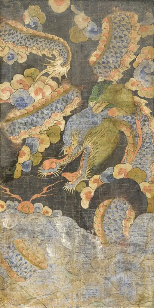 Dragon in Clouds, by Unknown