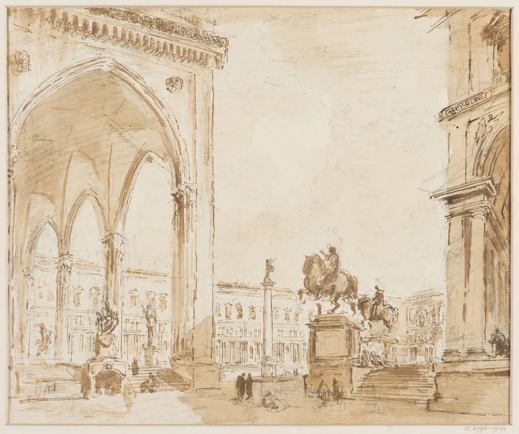 Drawing, by Unknown, 1750