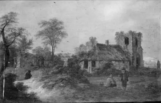 Dune Landscape with a Dilapidated Cottage, by Unknown
