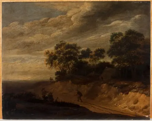 Dünenlandschaft mit Weg, by Unknown