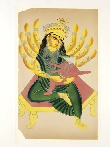 Durga and Ganesha, by Unknown
