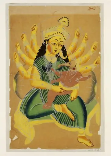 Durga and Ganesha, by Unknown