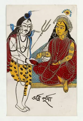 Durga as Annapurna, by Unknown