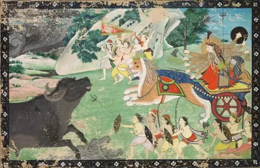 Durga Slaying Mahisha, by Unknown