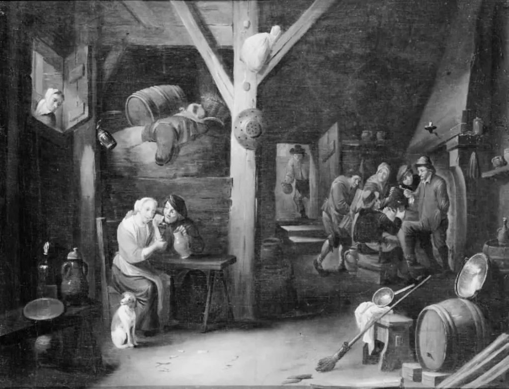 Dutch Farm Cottage, by Unknown, 1742