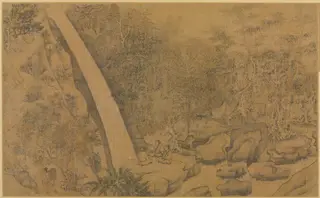 Dwelling in the Longmian ("Sleeping Dragon") Mountains, by Unknown, 1200