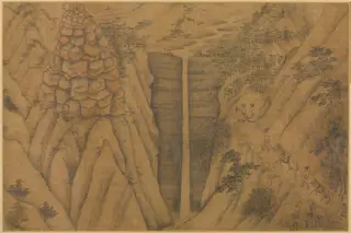Dwelling in the Longmian ("Sleeping Dragon") Mountains, by Unknown, 1200