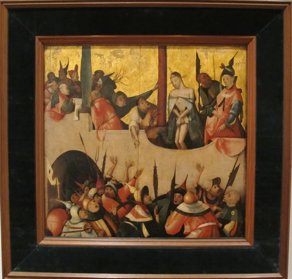 Ecce Homo, by Unknown, oil, 1563