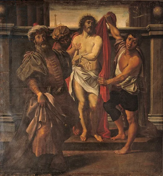 Ecce Homo, by Unknown, oil, 1550