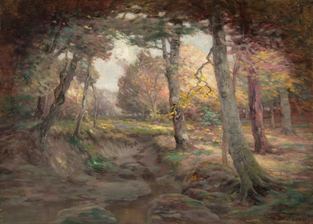 Edge of the Woods, by Unknown