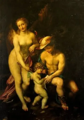 Educația lui Amor, by Unknown