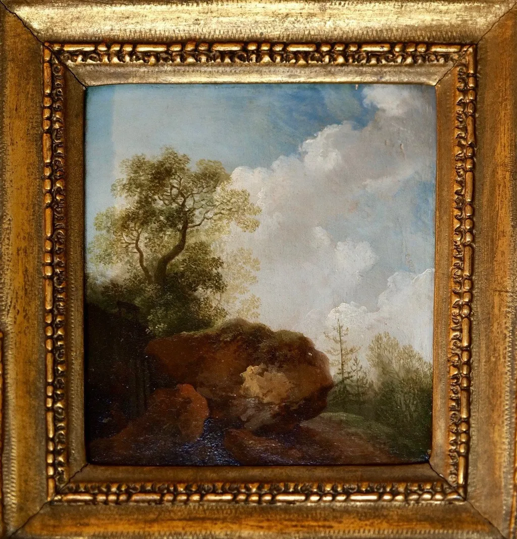 Einsiedler in einer Höhle, by Unknown, unspecified, 1763