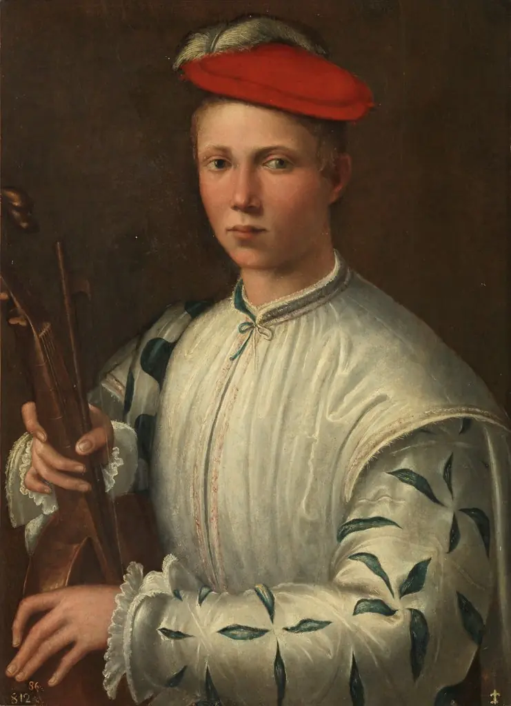 El tañedor de viola, by Unknown