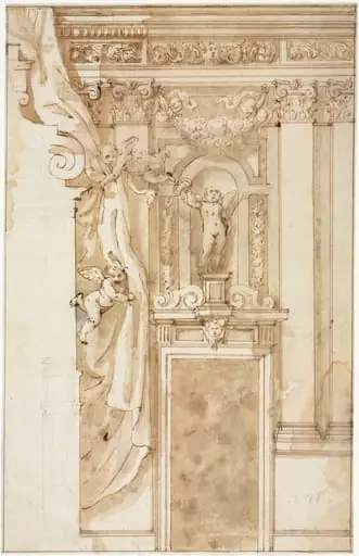Elevation for Wall Decoration, by Unknown