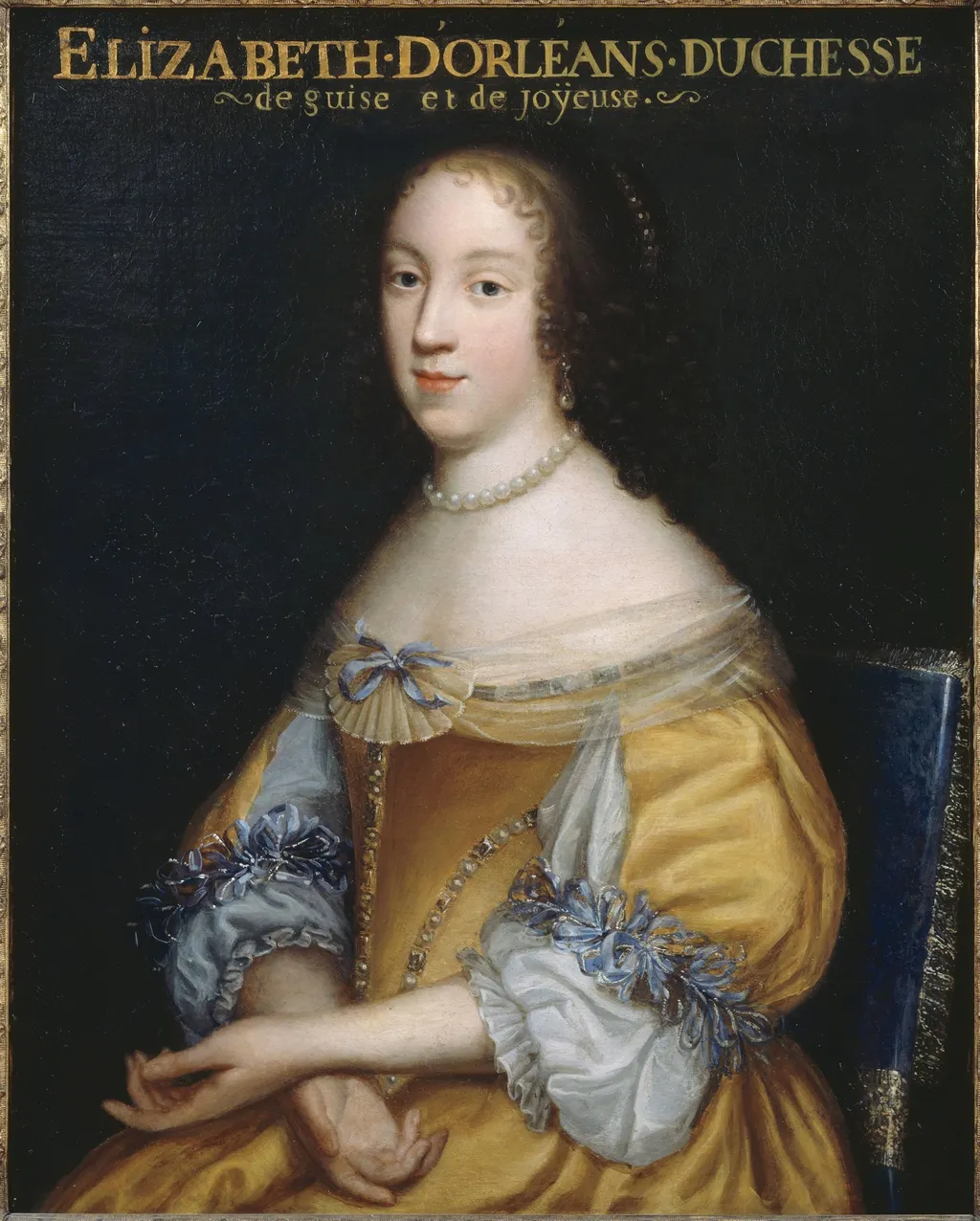 Elisabeth of Orleans, Duchess of Guise, by Unknown, oil, 1670
