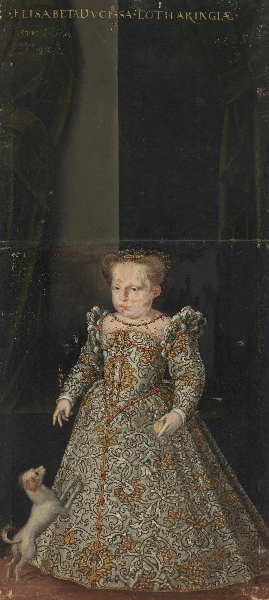 Elisabeth Renata, Tochter Herzog Karls III. von Lothringen (1574-1635), by Unknown, oil, 1590
