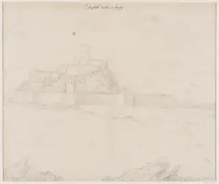 Elizabeth Castle, Jersey, by Unknown, 1700