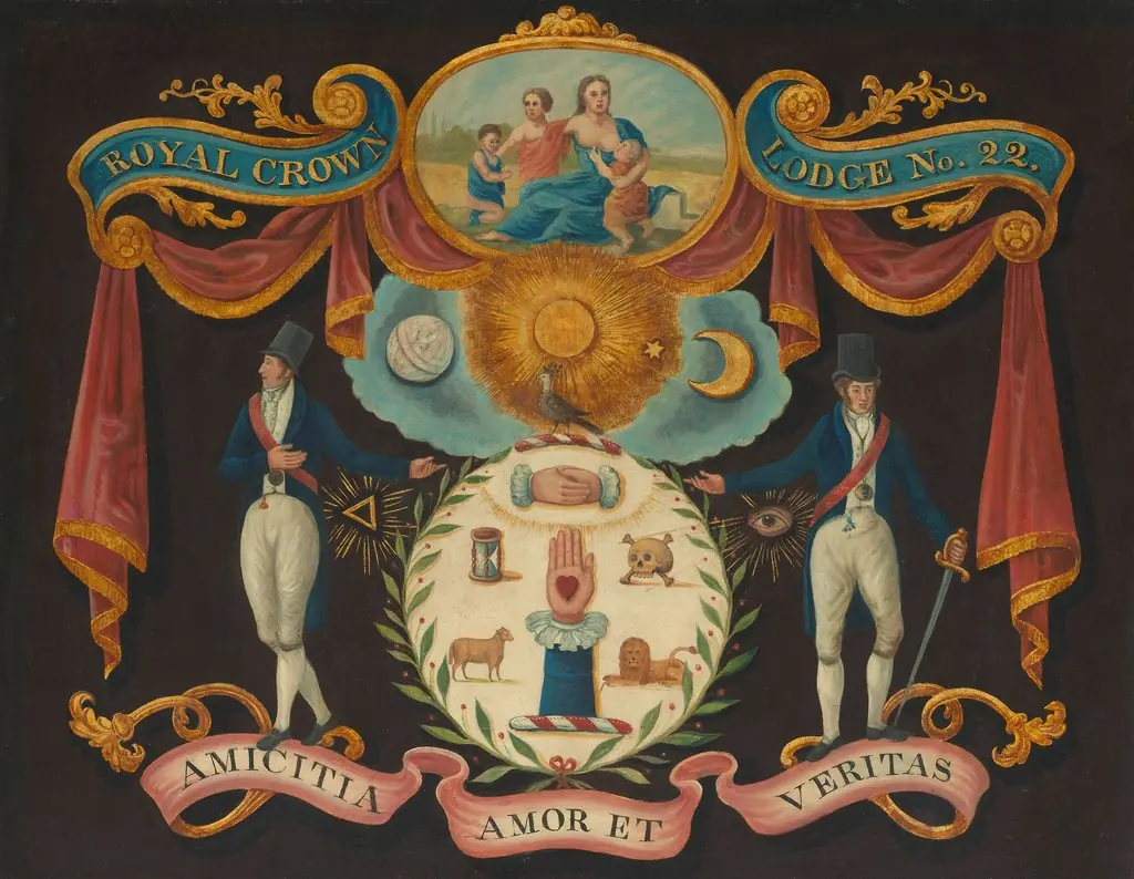 Emblems for Royal Crown Lodge No. 22, by Unknown