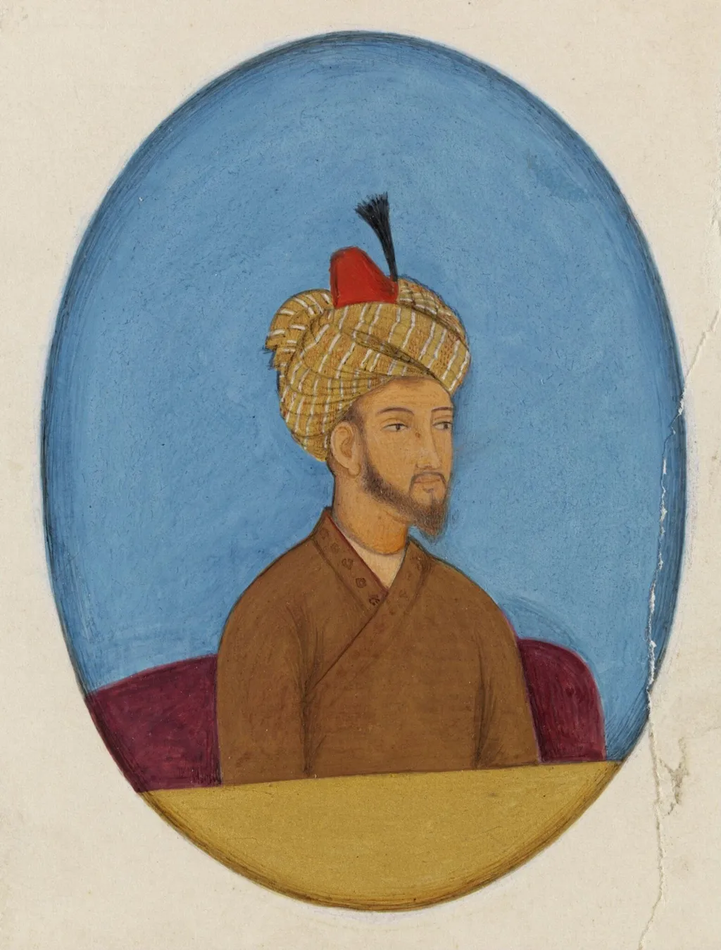 Emperor Babur, by Unknown, paint, 1890