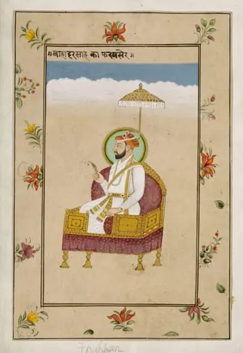 Emperor Farrukhsiyar, by Unknown